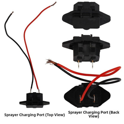12V DC Charging Port with Wire for Agricultural Sprayer (2010–2023)