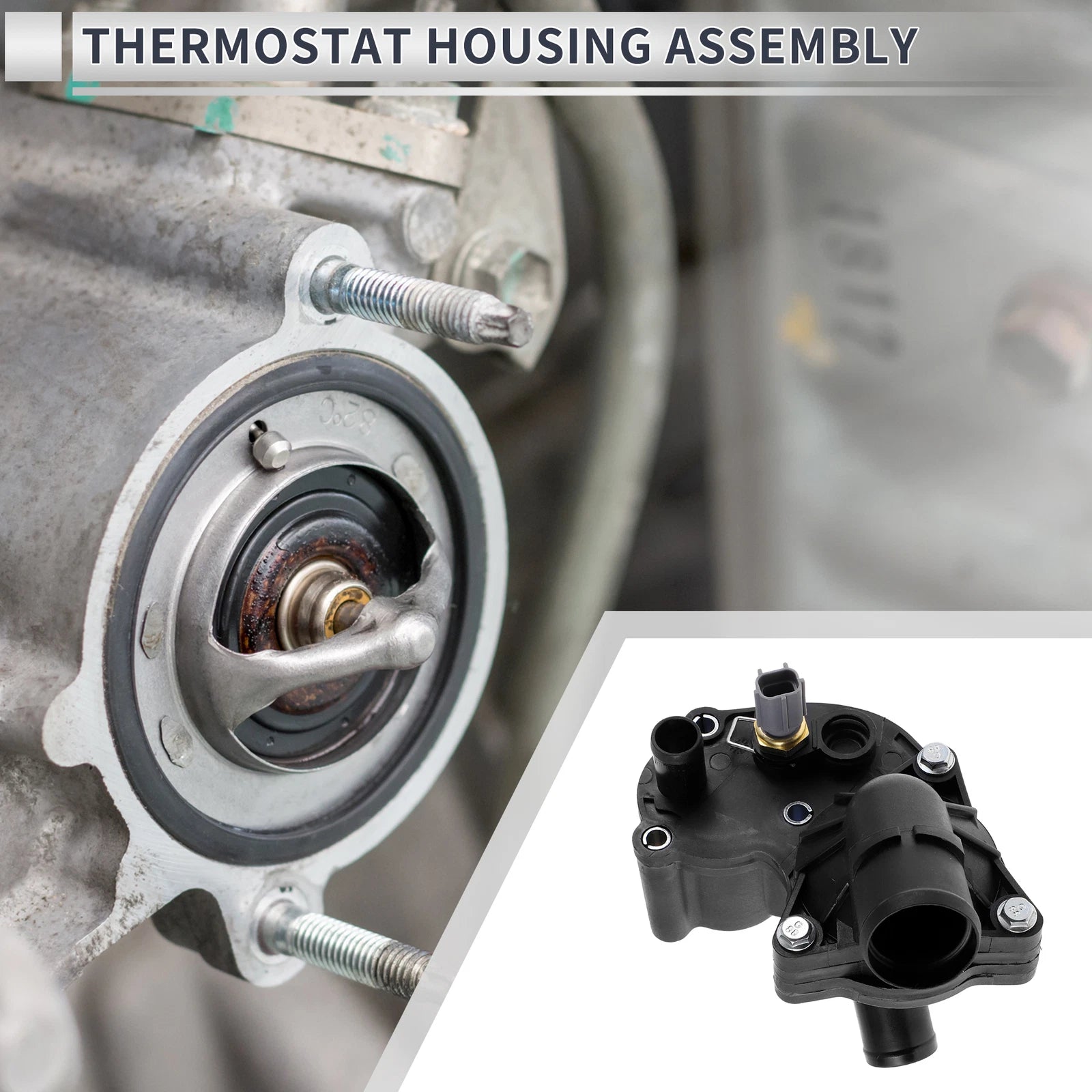 Engine Coolant Thermostat Housing Assembly for Ford Explorer (2001–2010)
