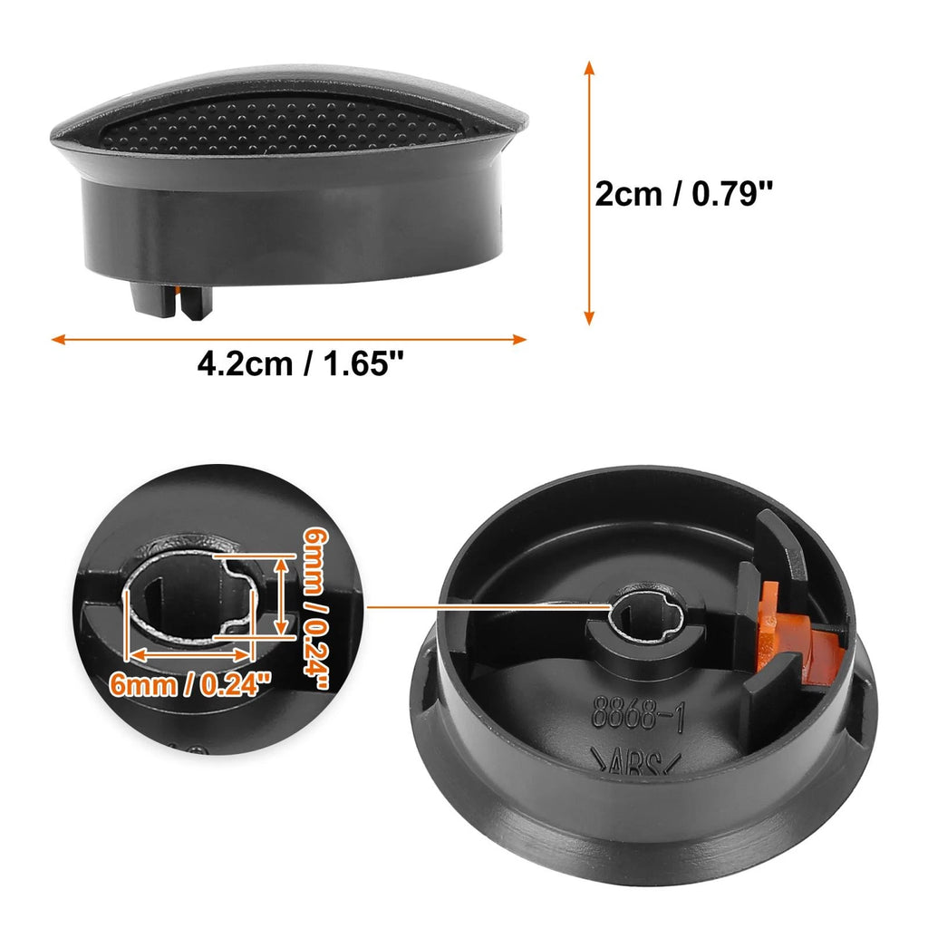 AC Climate Control Knob Switch 3pc Replacement for Toyota Tacoma (2005–2011)
