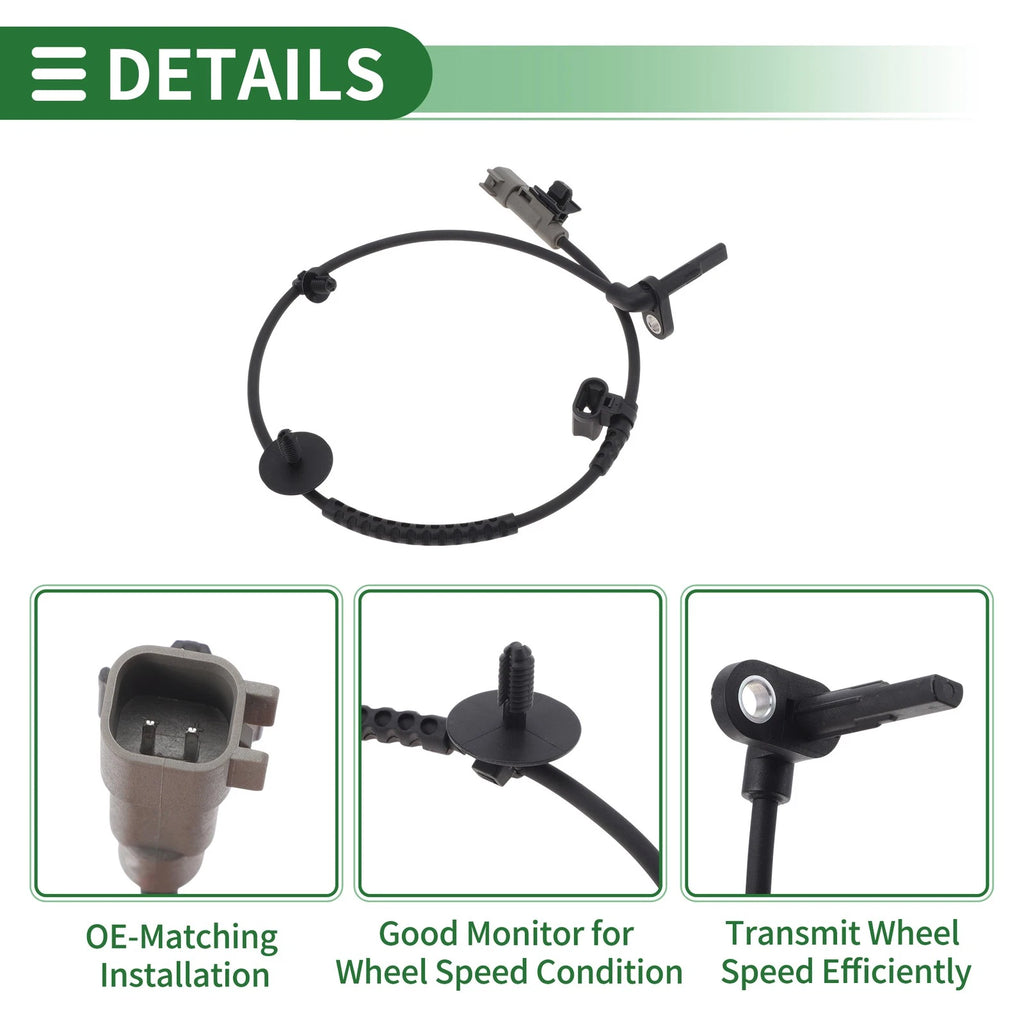 ABS Wheel Speed Sensor No. 95328629 for Buick Encore (2013–2016) Rear Left