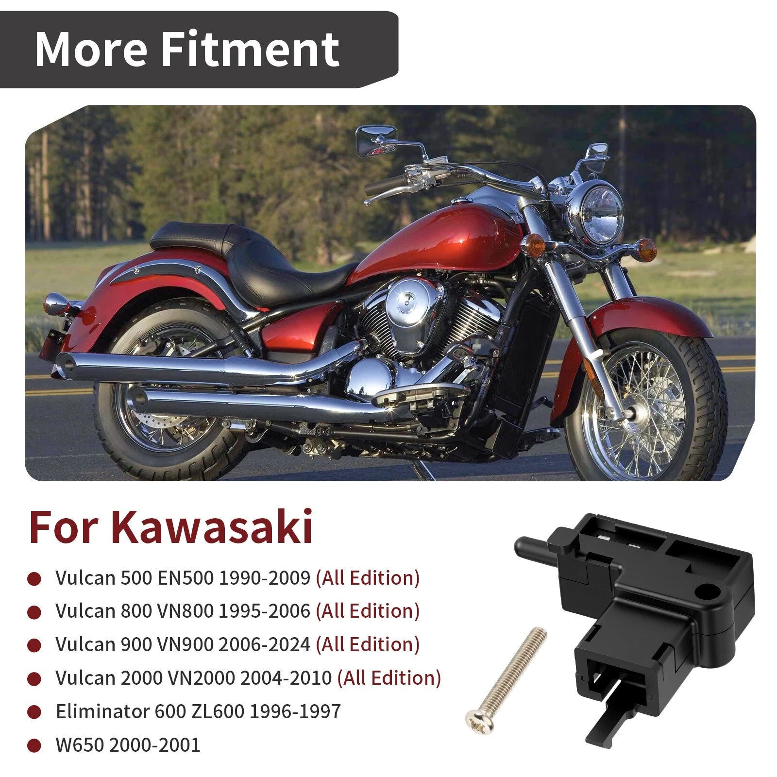 Left Clutch Lever Switch 27010-1268 for Kawasaki Vulcan 500 800 900 2000 W650