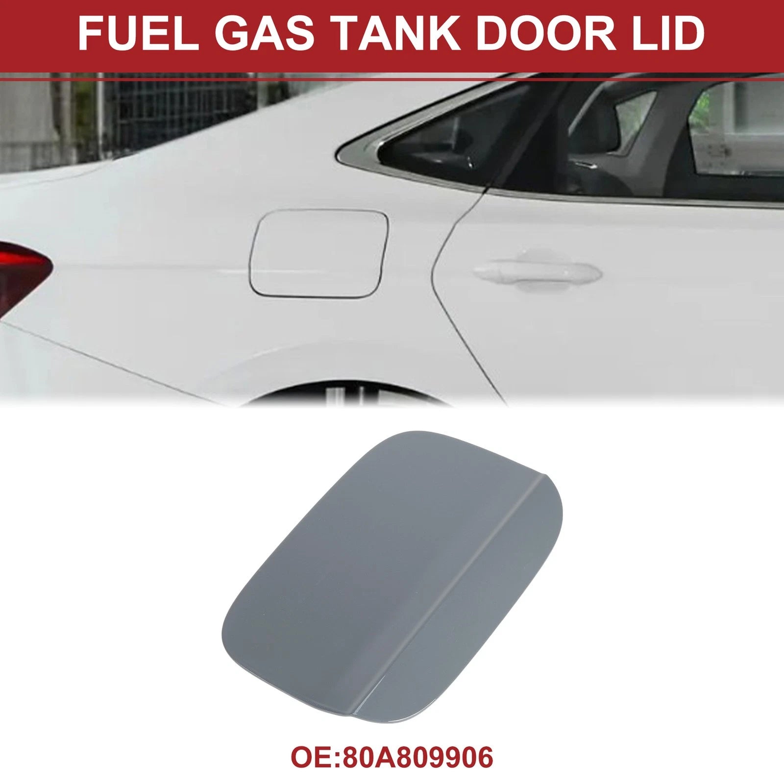 Fuel Tank Door Cap Replacement for Audi Q5 (2018–2024) Light Gray