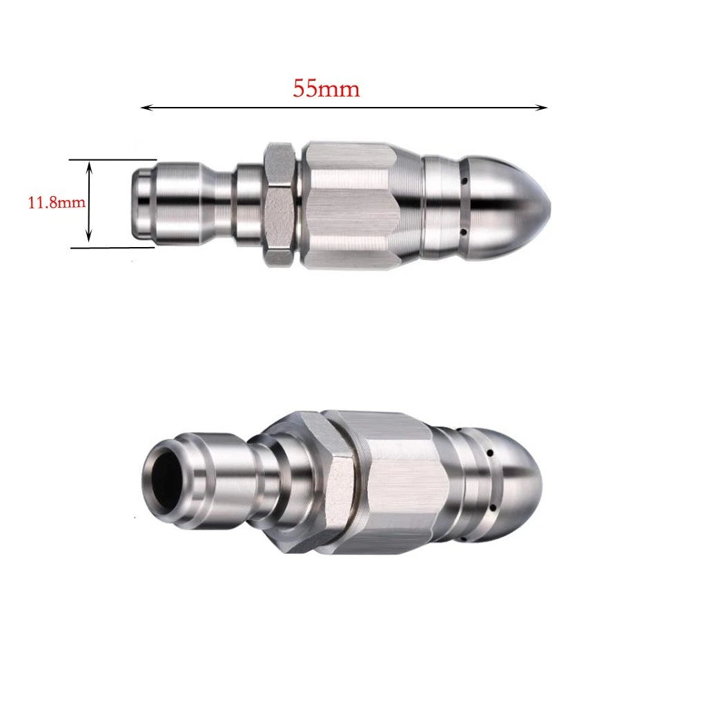 2X 14 Inch Sewer Jetter Nozzle for Pressure Washer 5000 PSI