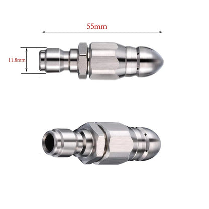 2X 14 Inch Sewer Jetter Nozzle for Pressure Washer 5000 PSI