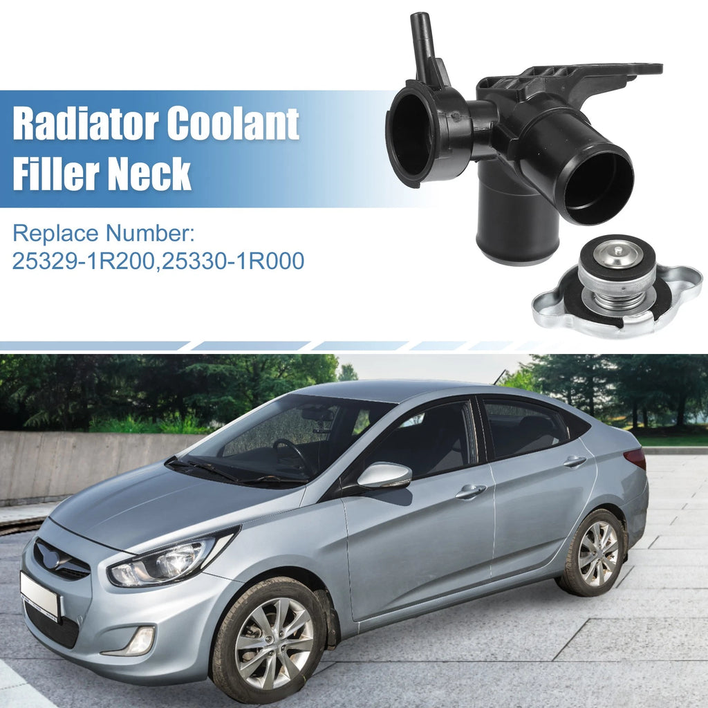 Engine Radiator Coolant Filler Neck Replacement for Hyundai Accent (2006–2011)