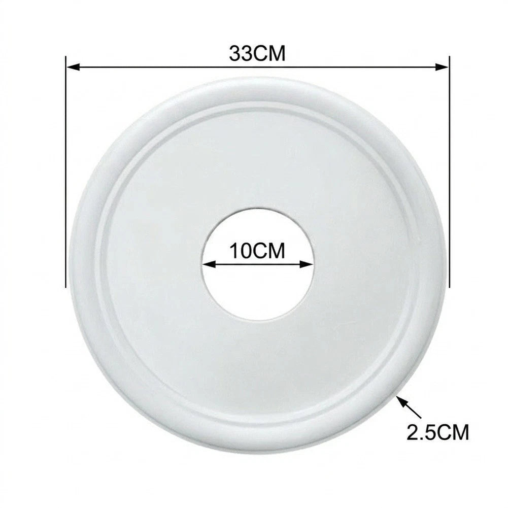 Ceiling Light Cover Round 33cm for Living Room Installation