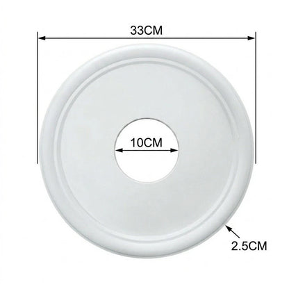 Ceiling Light Cover Round 33cm for Living Room Installation