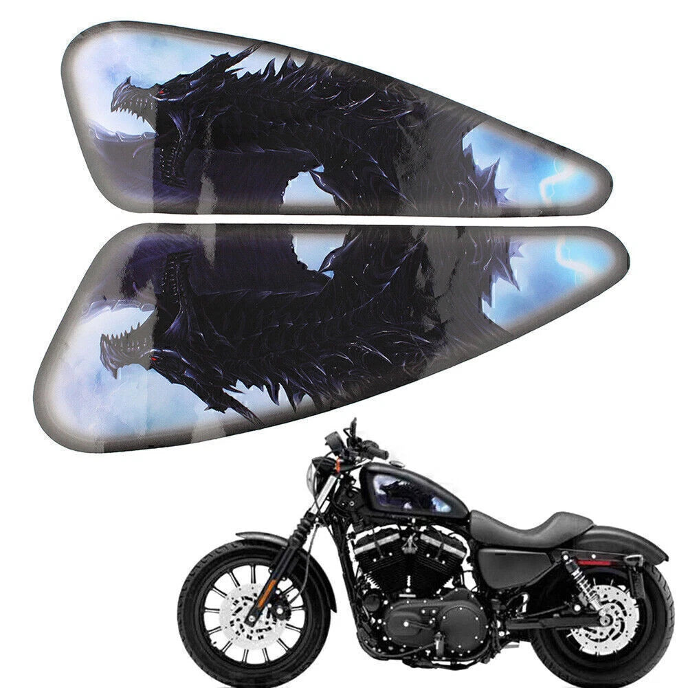 3D Stereo Fuel Gas Tank Stickers for Harley (Motorcycle)
