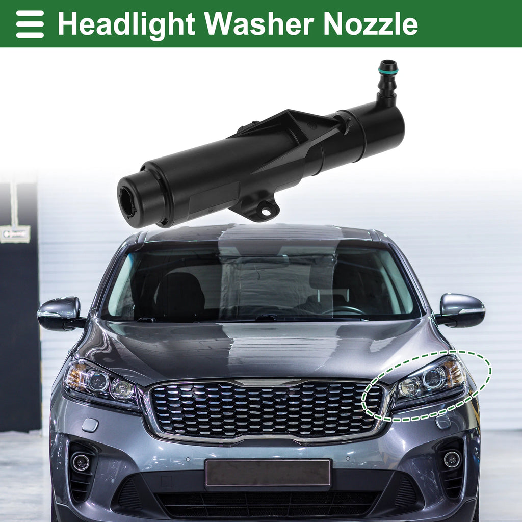 Front Driver Side Headlight Washer Nozzle for Mini Cooper (2007–2015) No. 61677157119