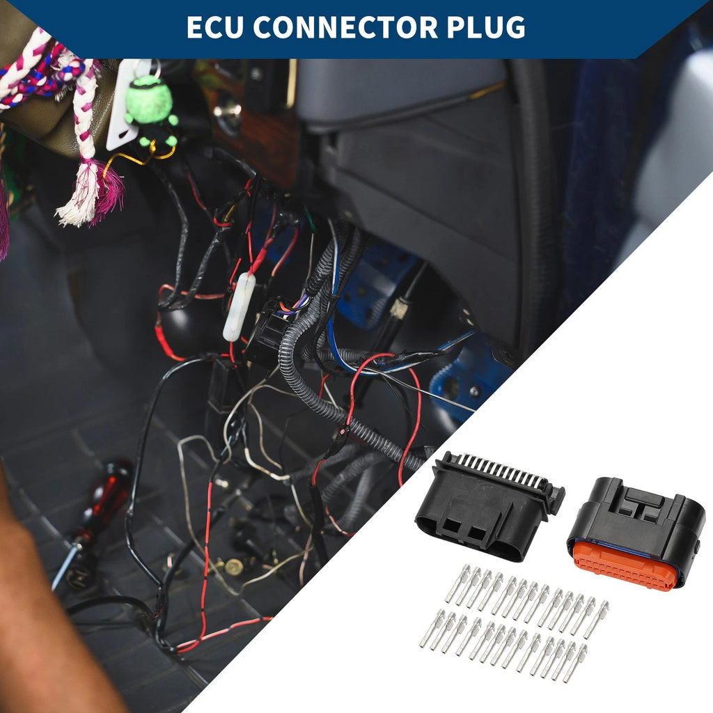 26 Pin ECU Connector Plug Male Female Replacement for Honda (2001–2020)