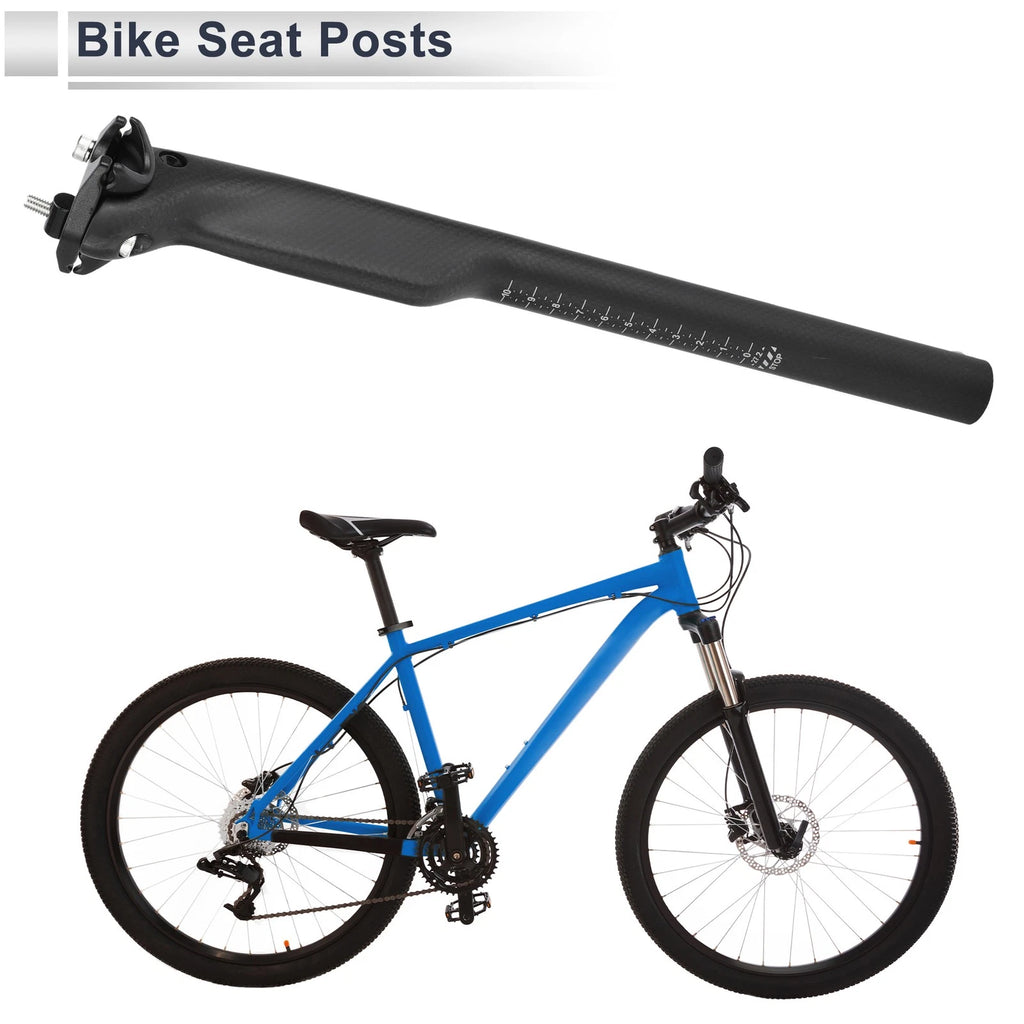 Seat Post 27.2x350mm Replacement Light Saddle Post for Bike Universal (1990–2025)