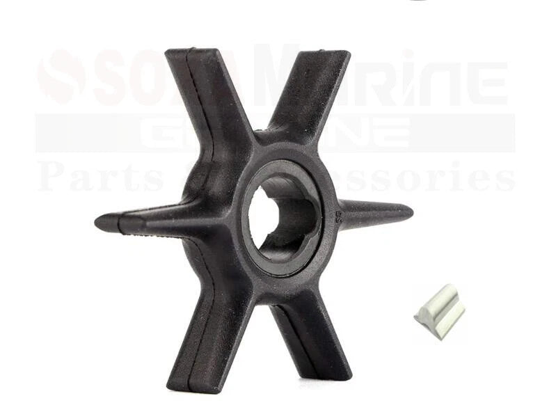 Water Pump Impeller w/ Key for Mercury Mariner 6-15HP (18-3062, CEF 500318)
