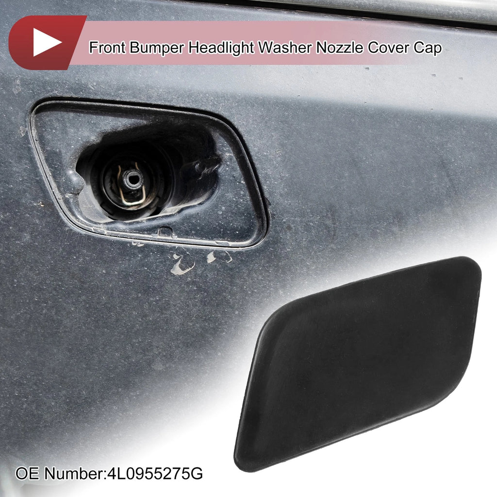 Front Left Washer Nozzle Cover Cap for Audi Q7 (2010–2015) Unpainted