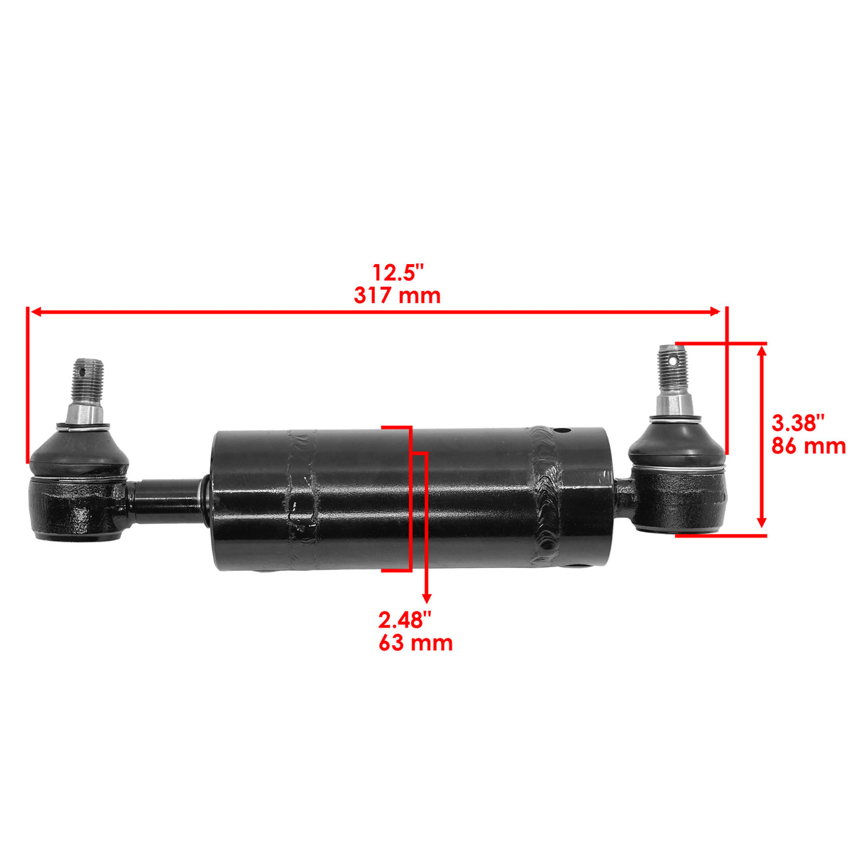 Steering Cylinder Heavy Duty for John Deere 455D Crawler Loader (2007–2010)