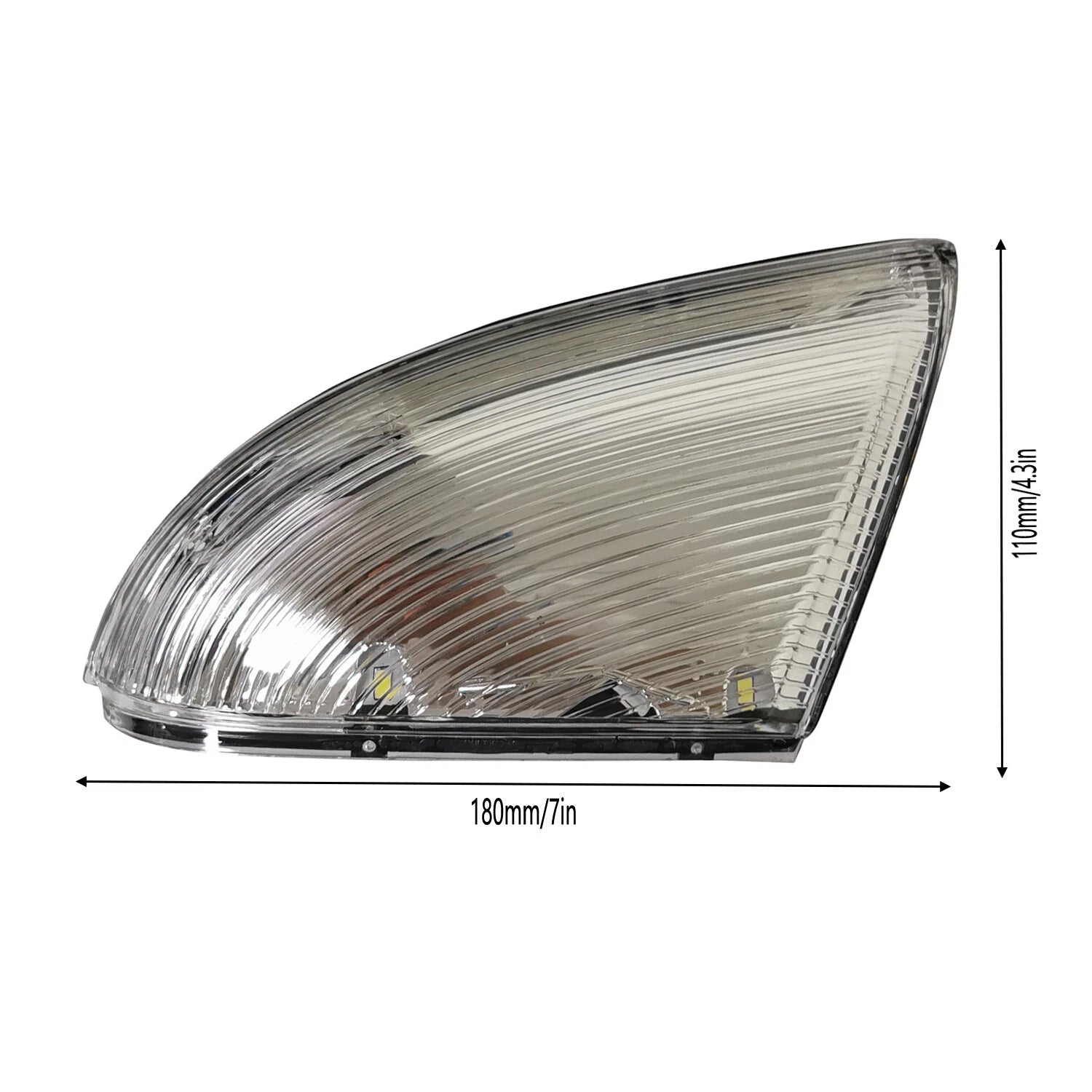 Front Passenger Mirror Turn Signal Puddle Light for Dodge Ram 1500 (2009–2018)