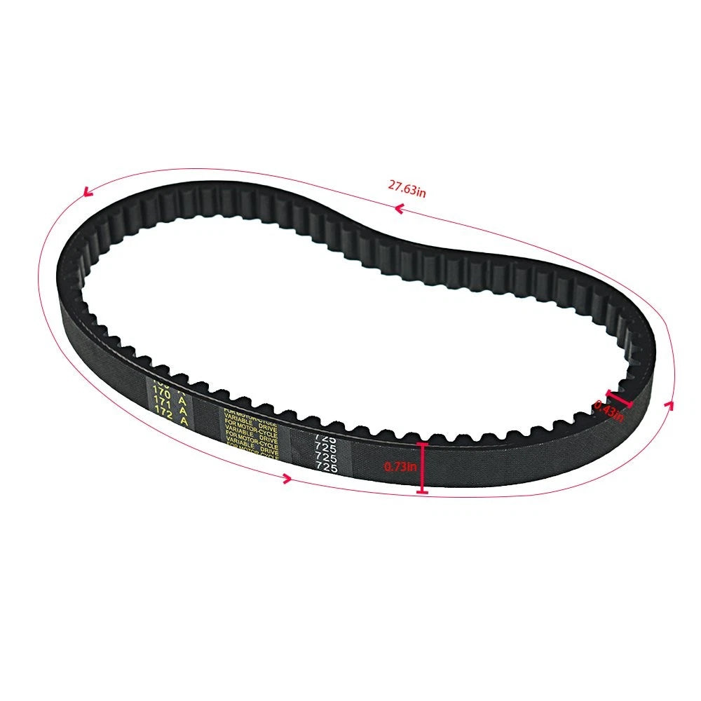 3X Torque Converter Clutch Belts for 30 Series Go Kart (018-725)
