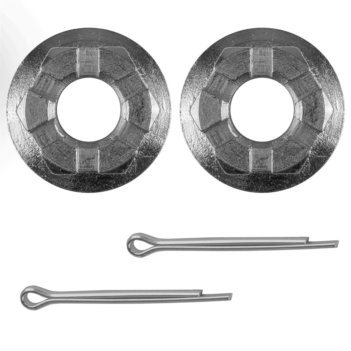 Front Axle Castle Nut Set with Split Pin for Honda TRX700XX (2008–2009)
