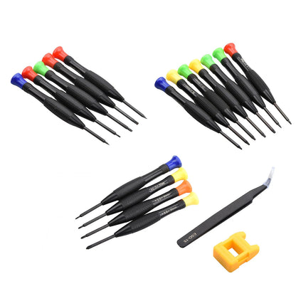 18PCS Precision Screwdriver Set with Magnetizer for Automotive Repairs