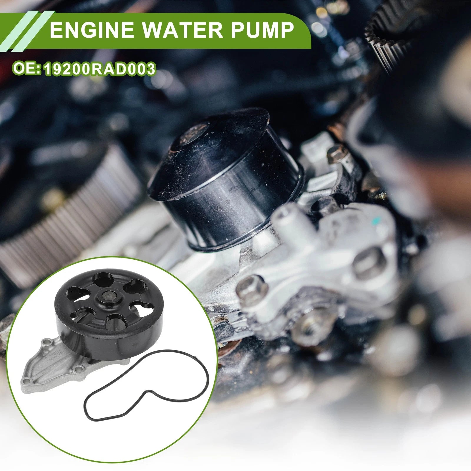 Engine Water Pump Replacement for Honda Accord 2003-2007