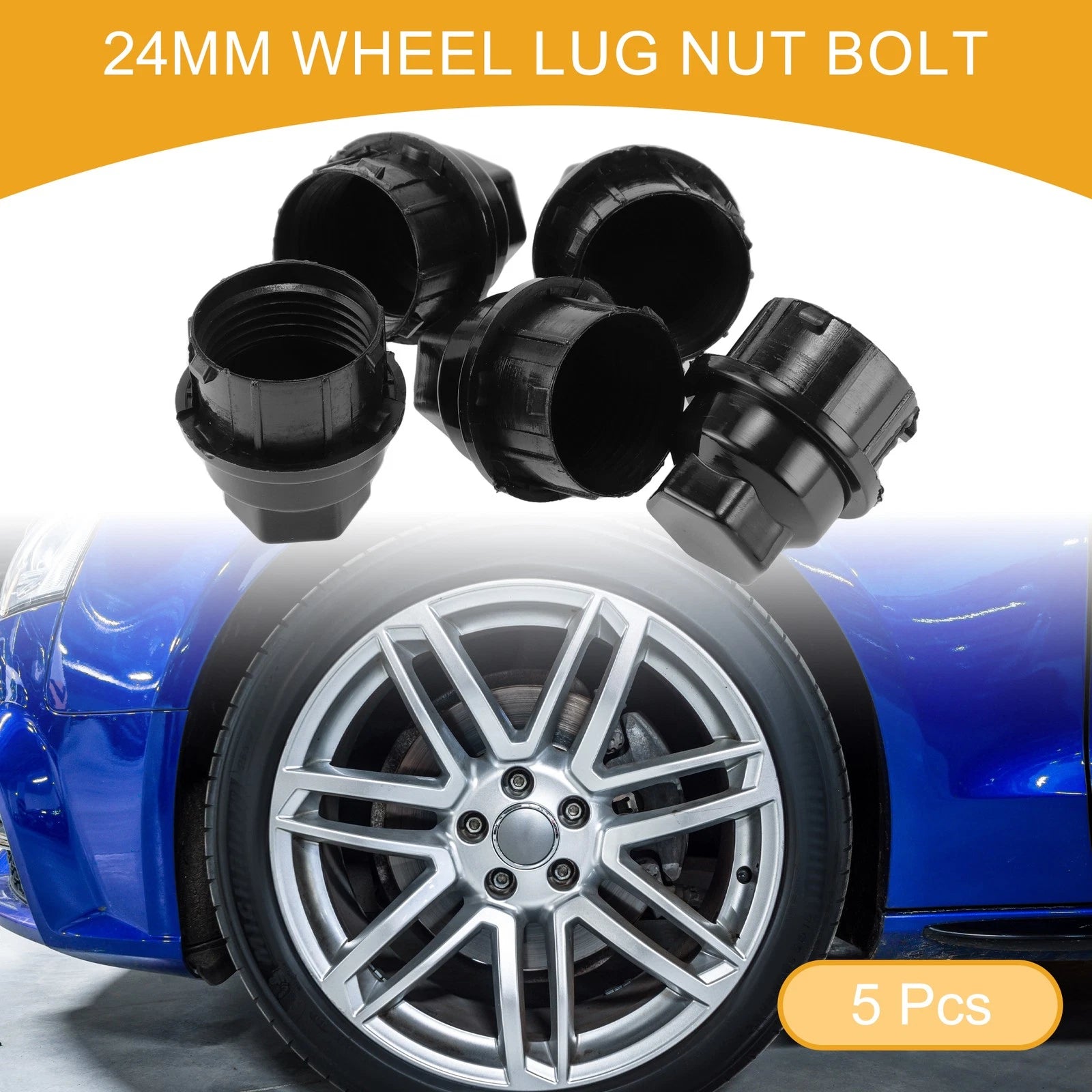 Wheel Lug Nuts Set Replacement for Chevrolet Camaro 1997–2002 (5 Pack)