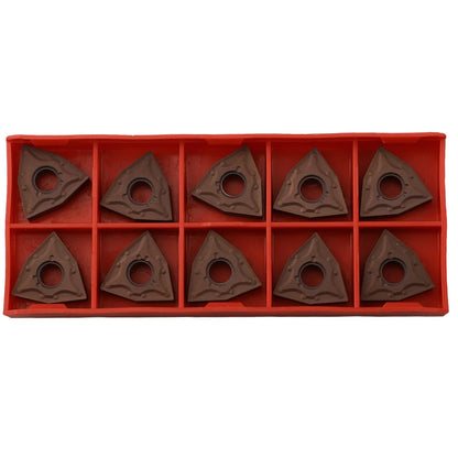 10pcs WNMG0804 Inserts for MWLNR Lathe Turning Tool Holder