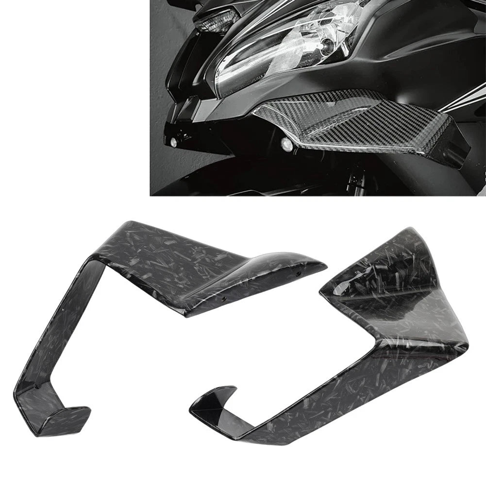 Aerodynamics Winglet Front Spoiler Fairing For KAWASAKI ZX-10R 2016-2020