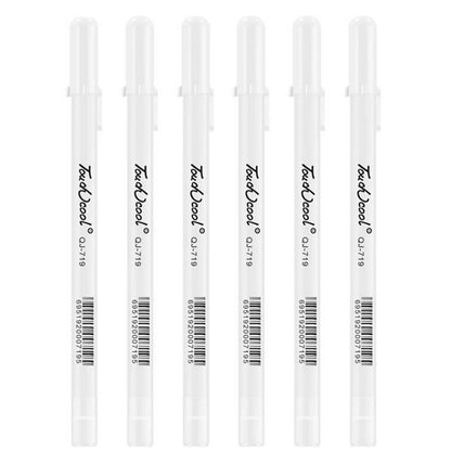 3 Pack White Ink Pens for Art Painting on Dark Paper