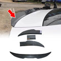Adjustable Rear Trunk Spoiler for Universal Sedan (3 Pcs, Carbon Look)