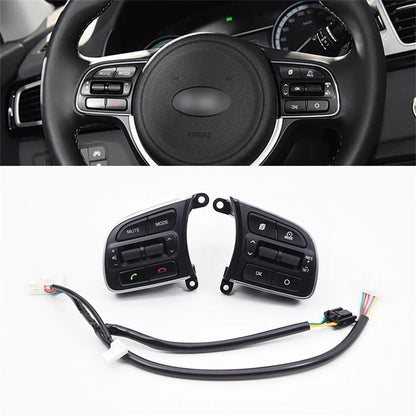 Steering Wheel Control Switch Set for Kia Sportage (2017–2022) W/ Wire Harness
