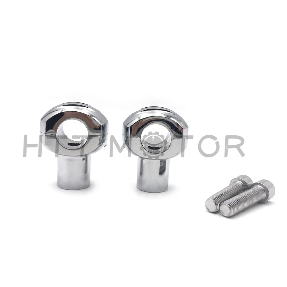 Chrome Handlebar Riser for Cruisers Choppers (25mm, 1")