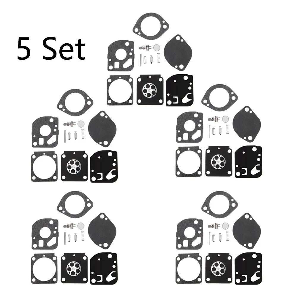 Set of 5 Carburetor Kits for STIHL FS100 FS130 FS150 KM100 BR500 Zama C1Q-S99 RB-134