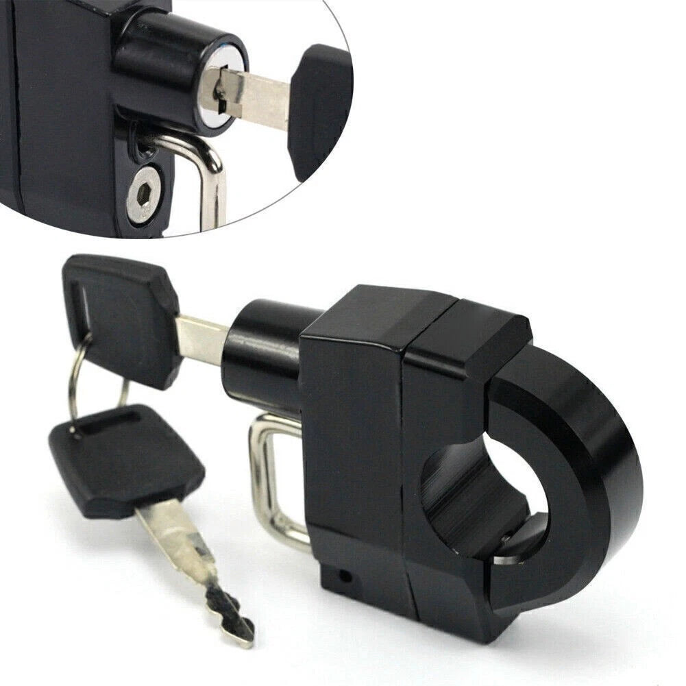 25mm CNC Handlebar Helmet Lock with Keys for Harley-Davidson XL 883 1200 (2004–2023)