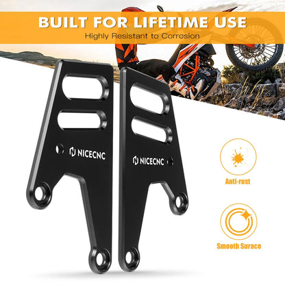 CNC Heel Guards Cover Protector Bracket for KTM 690 SMC (2008–2023)