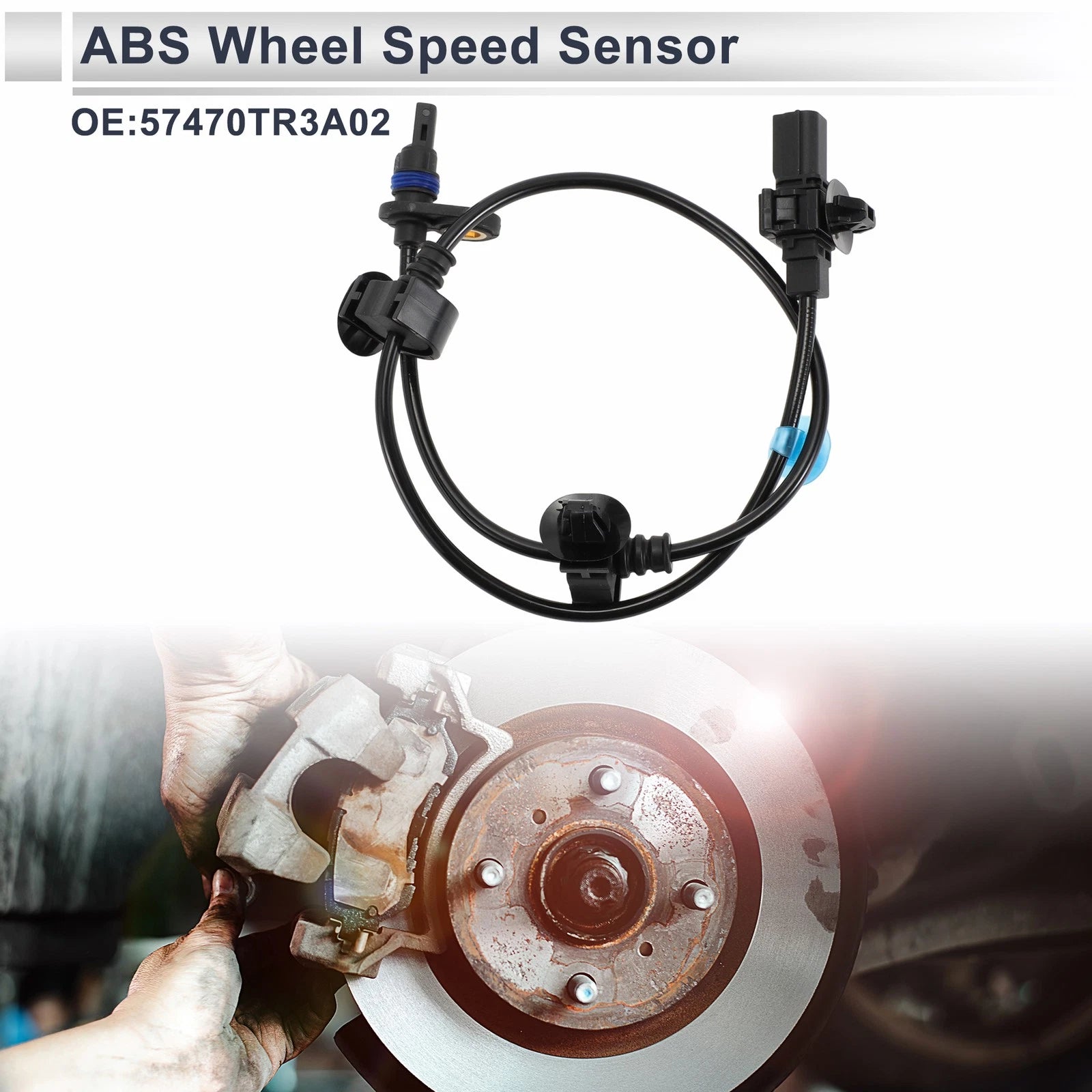 ABS Wheel Speed Sensor Replacement Rear Right for Honda Civic (2016–2021)