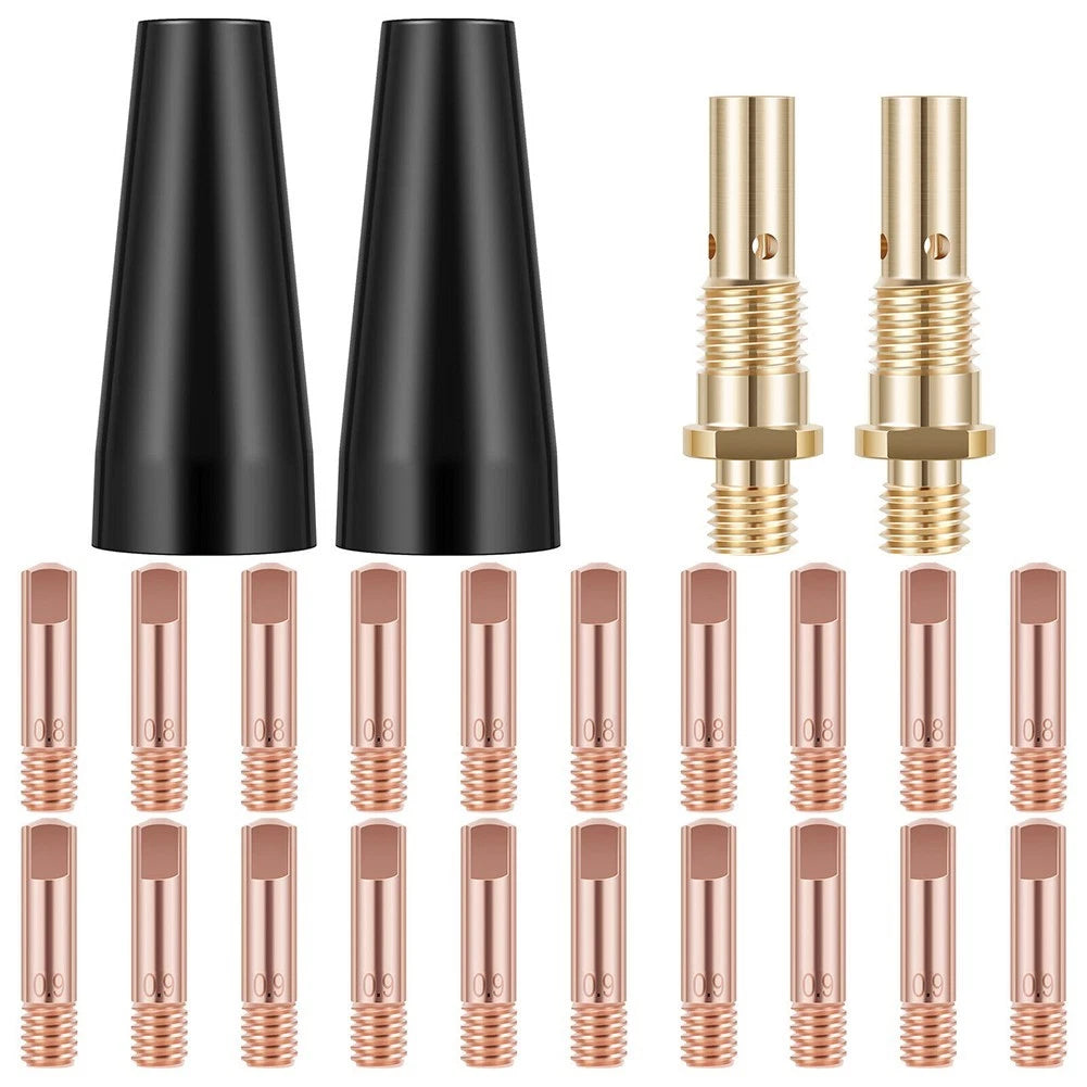 MIG Welding Kit with Airless Nozzle and Brass Rods