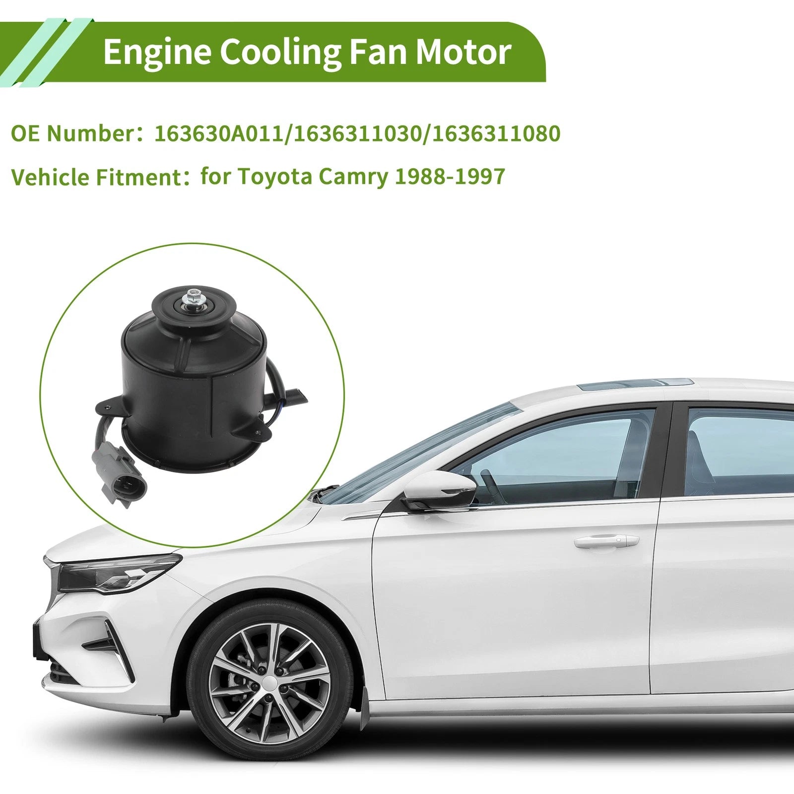 Radiator Fan Motor Replacement for Toyota Camry (1988–1997)