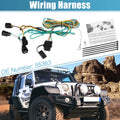 Trailer Wiring Harness Replacement 4-Pin Set for Jeep Wrangler (1998–2006)