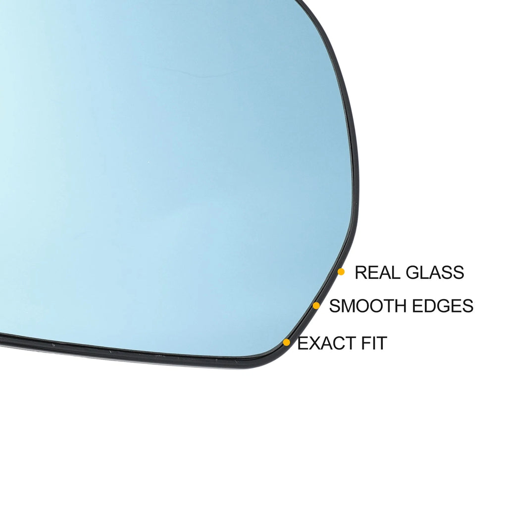 Right Side Blue Heated Mirror Glass for Citroen C3 Picasso C4 (2009–2017)