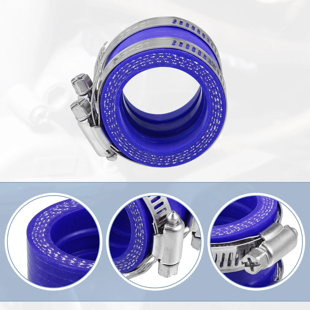 35mm ID Blue Carburetor Adapter Inlet Intake Pipe for