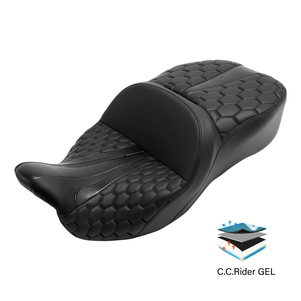 Gel Seat for Harley Road King Glide (2009–2023)