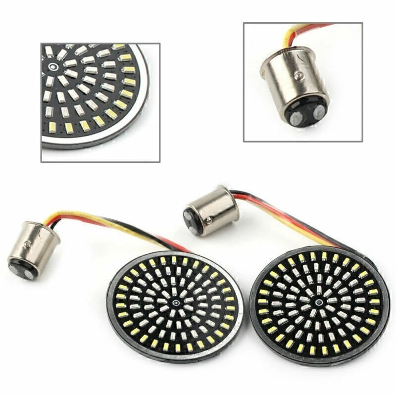 2X 1157 LED Turn Signal Blinker Light Insert for Harley Touring (2000–2023)