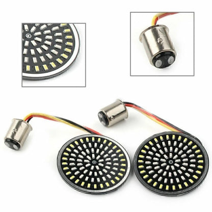 2X 1157 LED Turn Signal Blinker Light Insert for Harley Touring (2000–2023)