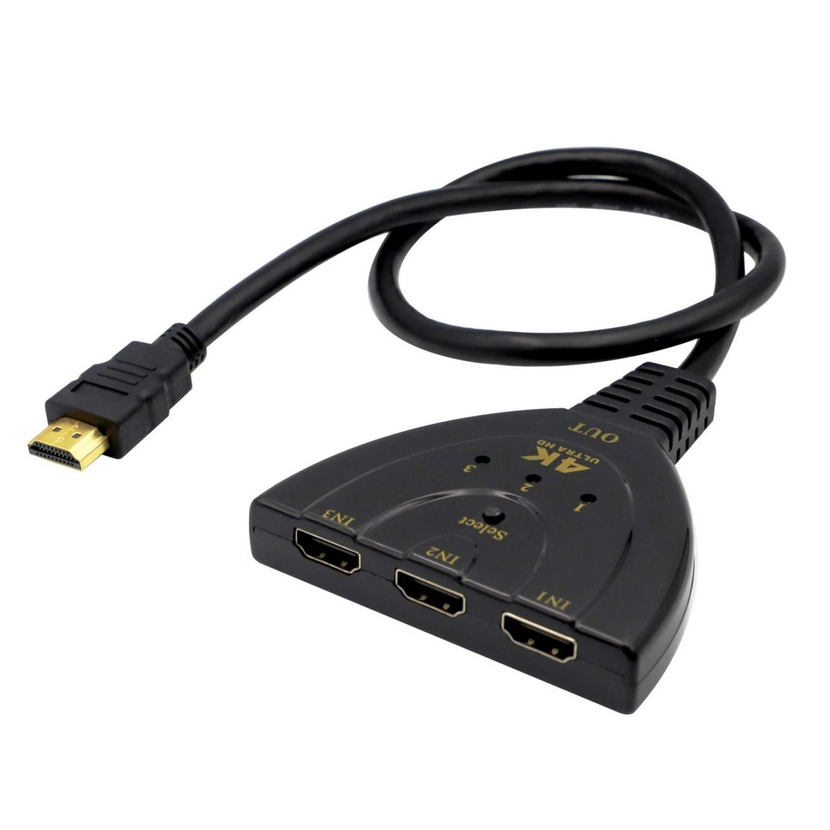 3-in-1 HDMI Switch for PS4 Pro, Xbox (4K, 1080P)