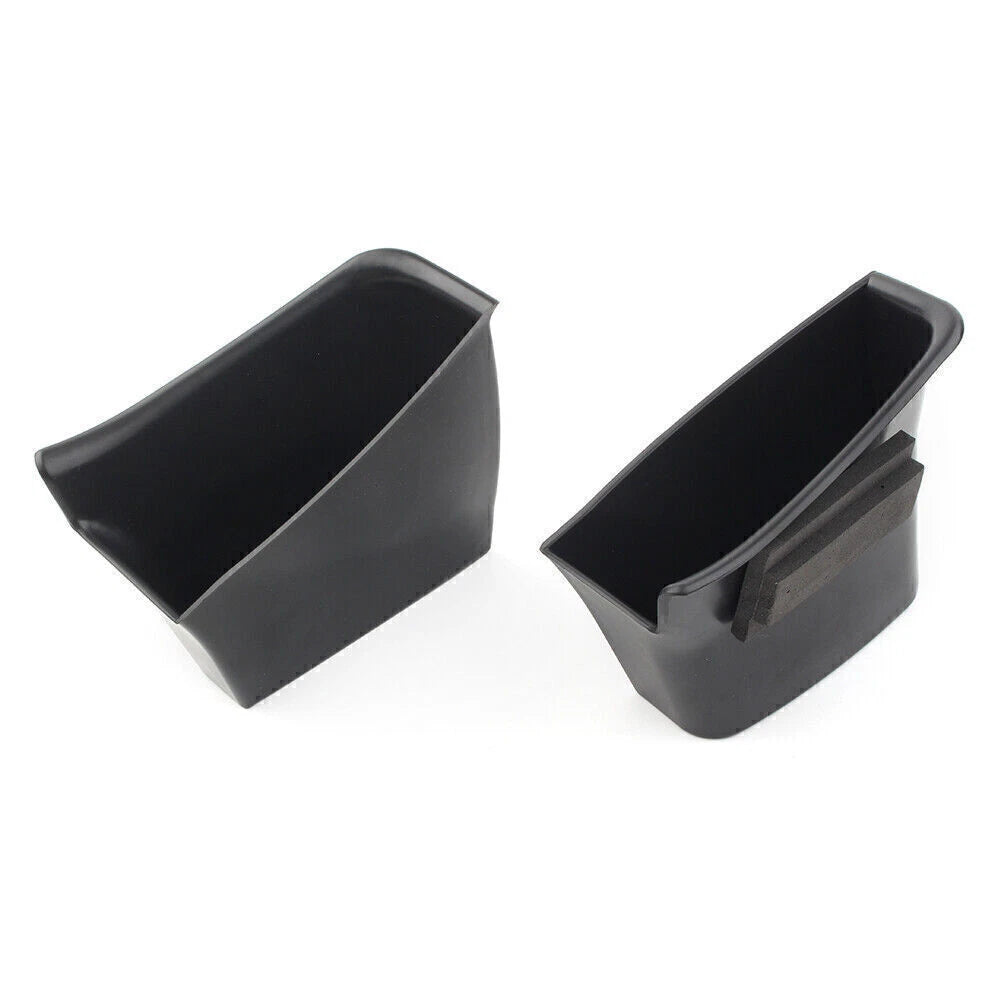 2Pcs Rear Door Handle Armrest Storage Box Tray for Audi Q7 (2016–2018)