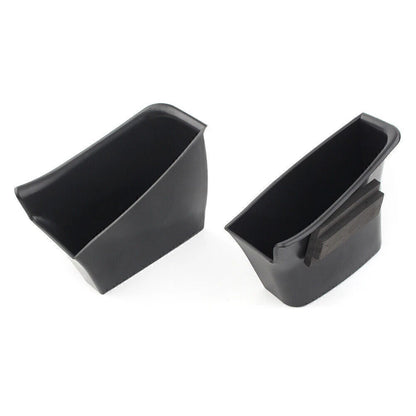 2Pcs Rear Door Handle Armrest Storage Box Tray for Audi Q7 (2016–2018)