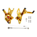 CNC Gold Rearsets Footpegs for Suzuki Hayabusa GSX1300R (1999–2020) T9