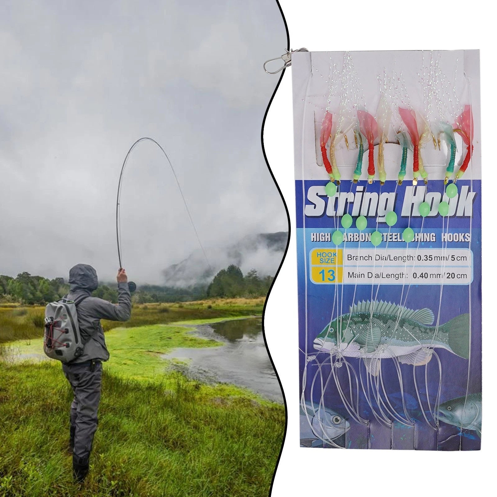 Fishing Hooks for Rigs Bait Herring