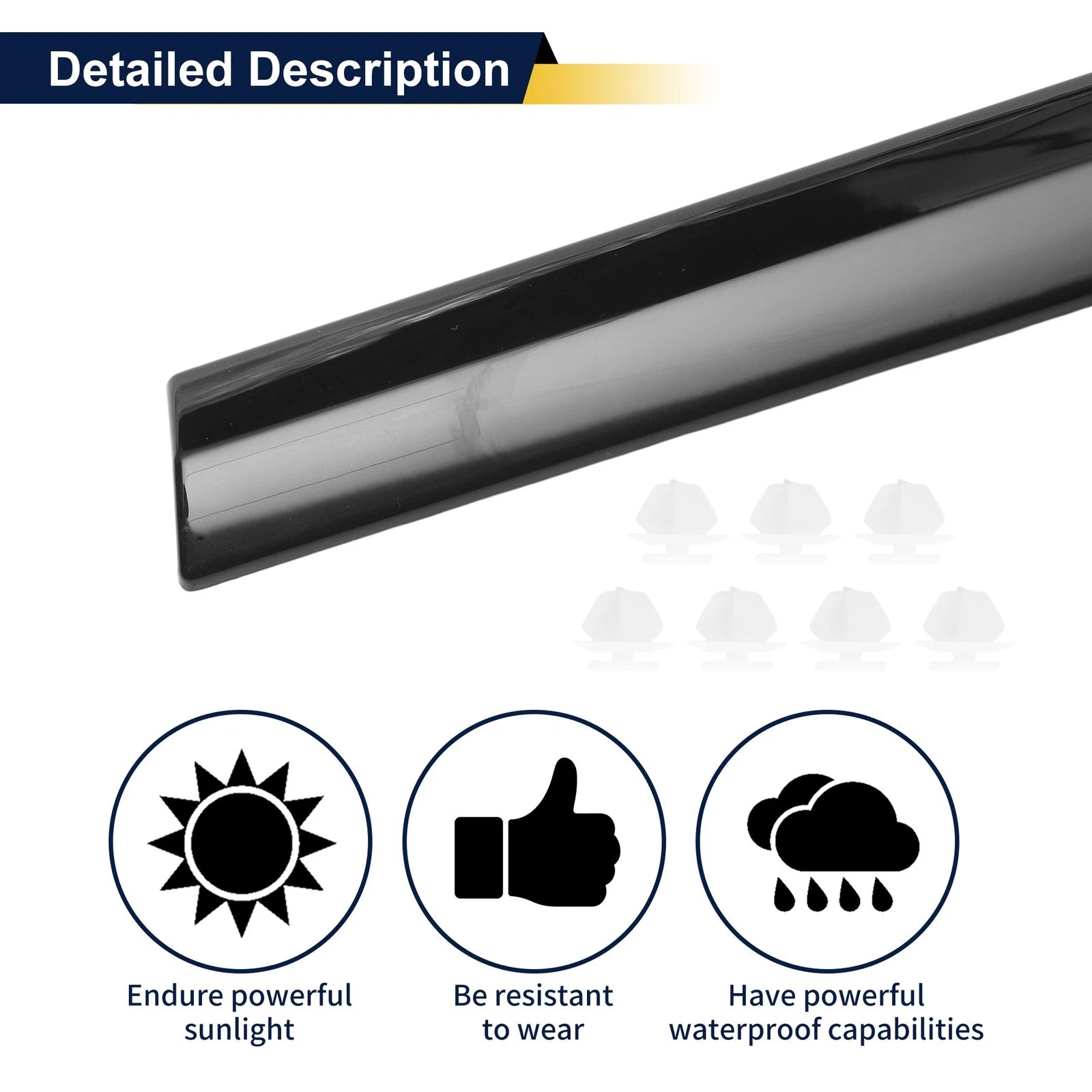 Door Garnish Trim Replacement for BMW 7 Series (2016–2022)