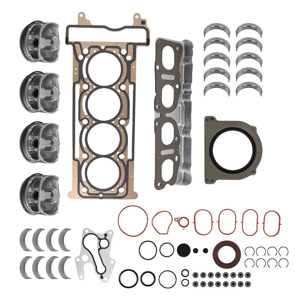Engine Overhaul Rebuild Kit for Mercedes-Benz E200 E250 W212 W213 (2010–2021)
