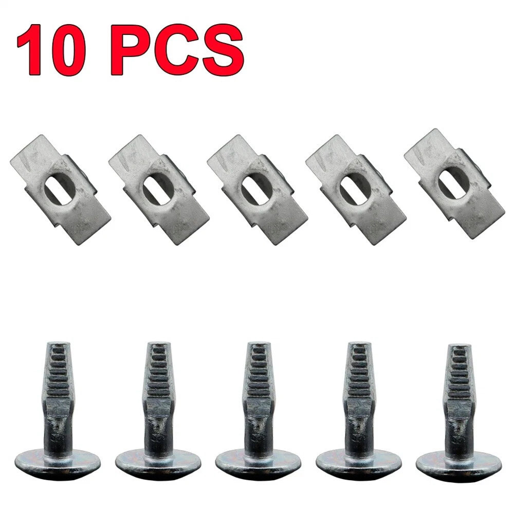10Pcs Engine Undertray Shield Guard Clips For Peugeot 206 207 407 607 806 Expert
